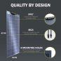 100W 12V Flexible Monocrystalline Solar Panel,9Bb 100 Watts Mono Solar Panel,Pol