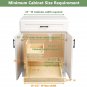 Soft Close under Sink Organizer 19&Acirc;&frac12;&acirc;�� W X 21&acirc;�� D Adjustable Pull Out Cabinet Organ