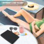 Silicone Makeup Bag, YKK Zipper Cosmetic Bag for Women, Slim Toiletry Bag for Tr
