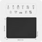 Silicone Makeup Bag, YKK Zipper Cosmetic Bag for Women, Slim Toiletry Bag for Tr