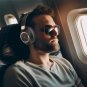 Active Noise Cancelling Headphones, 100H Playtime Headphones Wireless Bluetooth,