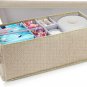 Tampon Holder for Bathroom, Bathroom Storage Containers with Lid, Adjustable Div