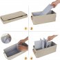 Tampon Holder for Bathroom, Bathroom Storage Containers with Lid, Adjustable Div