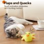 Cat Toys Rechargeable Flapping Duck 4" with Silvervine Catnip, Lifelike Quack Ch