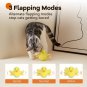 Cat Toys Rechargeable Flapping Duck 4" with Silvervine Catnip, Lifelike Quack Ch