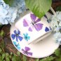 Guangyang 12 Pieces Fine Porcelain Cups and Saucers Set, 7Oz/220Ml Tea Set, Flow