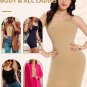 Full Slip Shapewear for under Dresses Seamless Body Control Long Tube Slip Cami