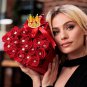 324 Pcs Gold Flower Bouquet Accessories 300 Pcs Diamond Pins for Flowers Bouquet