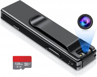 Camera No Wifi Needed - Mini Body Camera Video Recorder - Camera Motion Activate