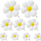 Daisy Balloons, 9Pcs White Flower Balloons 43/30/20Inch for Birthday, Baby Showe