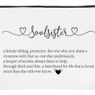 Soul Sister Gifts for Women: Cosmetic Bags, Makeup Bag, Toiletry Bag - Perfect U