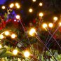 Solar Garden Lights-New Upgraded 4 Pack 8 LED Solar Powered Firefly Lights 4 Pac
