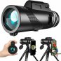 80X100 Monocular-Telescope High Powered Monocular for Adults Monocular for Smart