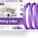 Calm Dog 3-Pack Breakaway Design Calming Collar - Infused with Pheromones and Su