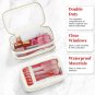 Clear Make up Toiletry Makeup Organizer Bag for Women Portable Cosmetic Purse Po