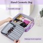 Makeup Bag, 2 in 1 Jewelry Makeup Bag Double Layer Makeup Organizer for Women Gi