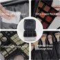 Versatile Makeup Bag Organizer, Portable Travel Makeup Case with 3 Extra Makeup