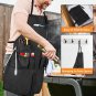 Large BBQ Grilling Apron, Cooking Apron for Men with Pockets & Slit Hem, Kitchen