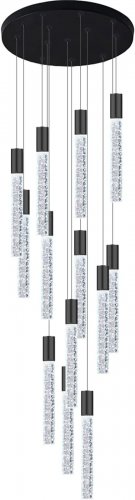 12-Lights Living Room Chandelier LED Crystal Light Modern Chandelier for High Ce