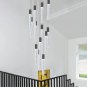 12-Lights Living Room Chandelier LED Crystal Light Modern Chandelier for High Ce