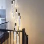 12-Lights Living Room Chandelier LED Crystal Light Modern Chandelier for High Ce
