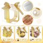 36Sets PET Clear Favor Boxes, 2.4 X 2.4 X 2.4 Inches Plastic Gift Boxes Small Cl