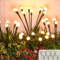 Solar Garden Lights, 8 Pack 80 LED Solar Lights Outdoor Waterproof,New Upgraded