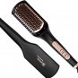 Nicebay Hair Straightener Brush, Ionic Hair Straightener Comb with 6 Temp,Auto-O