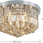 Saint Mossi 22004 Modern K9 Crystal Raindrop Chandelier, Flush Mount, Perfect fo