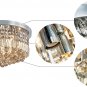 Saint Mossi 22004 Modern K9 Crystal Raindrop Chandelier, Flush Mount, Perfect fo