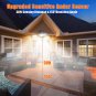 Solar Outdoor Lights, Aluminium Solar Flood Lights 2000LM LED Security Lights,