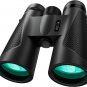 12X42 Binoculars for Adults High Powered Compact HD Binoculars with BAK4 Prism F