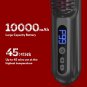 Cordless Hair Straightener Brush, Portable Negative Ion Hot Comb 45Mins Long Bat