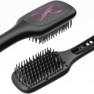 Hair Straightener Brush, Askera Negative Ion Ceramic Straightening Brush with 14