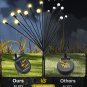 Solar Garden Light Outdoor Waterproof, 4 Pack 8 LED Swaying Firefly Garden Light