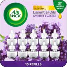 Air Wick Plug in Scented Oil Refill, 10Ct, Lavender & Chamomile, Air Freshener,