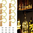 8Pack Wine Bottle Cork Lights 20 LED Battery Operated Fairy Mini String Lights f