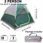 Camping Tent &acirc;�� Lightweight Backpacking Tent - 3 Season Ultralight Waterproof Lar