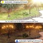 Solar Garden Lights,Upgraded Solar Swaying Light with 20 LED Starburst,Outdoor W