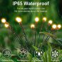 Solar Garden Lights,Upgraded Solar Swaying Light with 20 LED Starburst,Outdoor W
