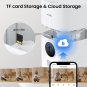 Automatic Pet Feeder for Cats and Dogs - 4L Smart Feeding Solutions with 2K Cam