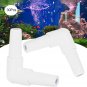 Aquarium Air Valve Connector, 30Pcs Plastic Inline Tubing L Shaped Non Return Va