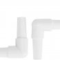 Aquarium Air Valve Connector, 30Pcs Plastic Inline Tubing L Shaped Non Return Va