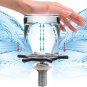 Professional Cup Washing Machine Table Glass Rinser Stainless Steel Bar Automati