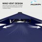9FT Cantilever Patio Umbrella Double Top round Umbrella Outdoor Offset Umbrella
