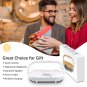 LED Night Light, Bedside Lamp with Wireless Charger,4 in 1 Touch Charger Lamp, P