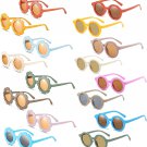 LYTMDSKY 8 Pieces Kids round Flower Sunglasse, Girls Sunglasses Cute Outdoor Bea