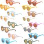 LYTMDSKY 8 Pieces Kids round Flower Sunglasse, Girls Sunglasses Cute Outdoor Bea