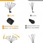Solar Garden Lights [4 Pack 12 LED] New Upgraded Firefly Lights Solar Outdoor Wa