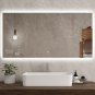 BYECOLD 48”X24” Smart Bathroom Mirror Wi-Fi Enabled Weather Display, Anti-Fog LE